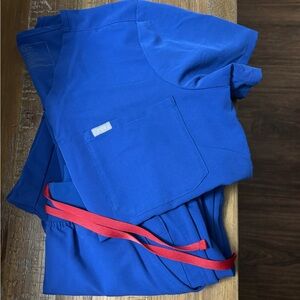 WINNING BLUE FIGS SCRUB SET